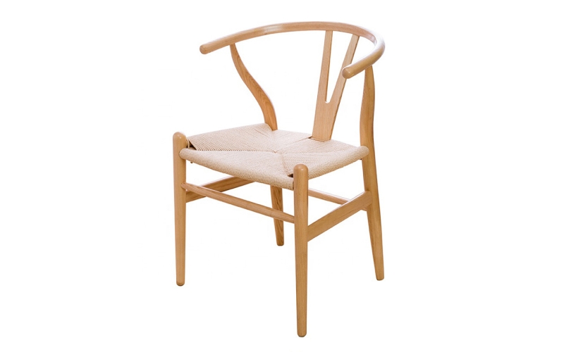 日式原木大板餐椅